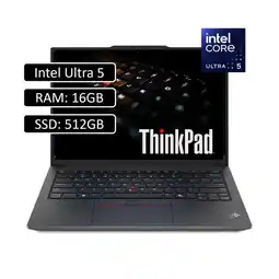 Falabella PORTATIL THINKPAD E14 ULTRA 5 125U RAM 16GB - SSD 512GB -WIN11 PRO - 14 oferta