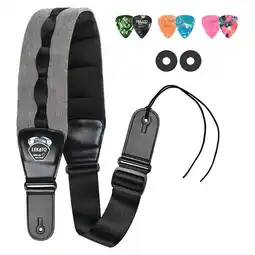 Falabella Correa Acolchada Para Guitarra Eléctrica Bajo Ukelele Púa oferta