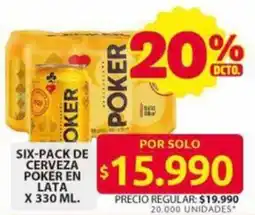 Ara Poker cerveza oferta