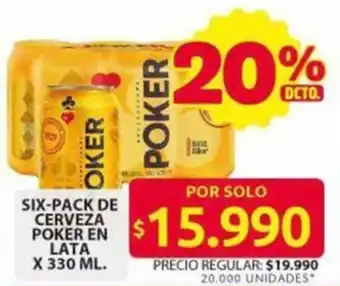 Ara Poker cerveza oferta