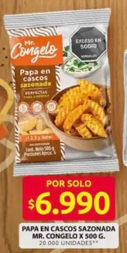 Ara Mr. Congelo papa en cascos sazonada oferta