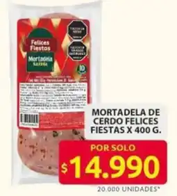 Ara Felices Fiestas mortadela de cerdo oferta