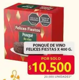 Ara Felices Fiestas ponque de vino oferta