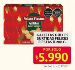 Ara Felices Fiestas galletas dulces surtidas oferta