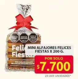 Ara Felices Fiestas mini alfajores oferta