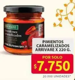 Ara Arrivare pimientos caramelizados oferta