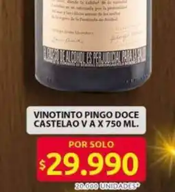 Ara Castelao vino tinto pingo doce oferta