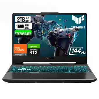 Falabella TUF A15 AMD RYZEN 5 7535HS SSD 2TB RAM 16GB DDR5 15,6 FHD RTX 3050 4GB oferta