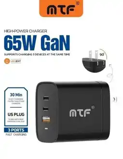 Falabella Cubo 3 puertos 65w carga extra rapida oferta