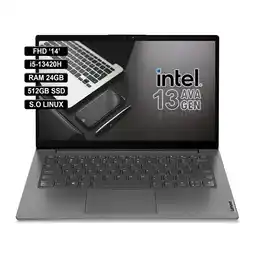 Falabella PORTATIL V14 G4 IRU FHD INTEL I5-13420H RAM 24GB 512GB SSD GREY oferta