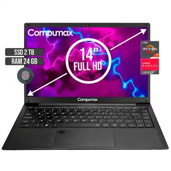 Falabella PORTATIL AMD RYZEN 7-5700U SSD 2TB RAM 24GB LED 14 FULL HD oferta