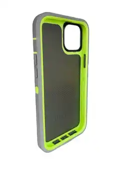 Falabella Estuche Defender Para iPhone 15 Plus - Gris con Verde oferta