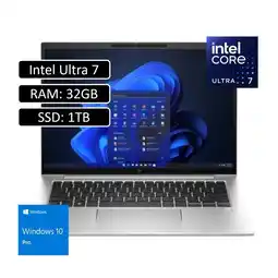 Falabella Portatil - EliteBook Táctil - Intel Core Ultra 7 155U - Tecnología vPro - 32GB RAM - 1TB SSD oferta