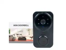 Falabella Timbre Cámara Con Micrófono Y Visión Nocturna 10 M Color Negro oferta