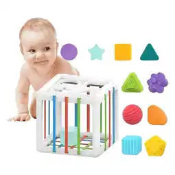 Falabella Juguete Montessori Cubo Encajar Figuras Didácticos Bebé Niño oferta
