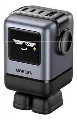 Falabella Cargador Rápido 100w Diseño Robot Con Tft 4 Puertos oferta