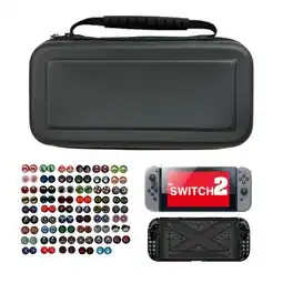 Falabella Combo Protector Completo Liso Negro Compatible Switch 2 oferta