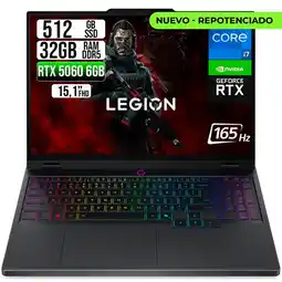 Falabella PORTATILE LEGION INTEL CORE I7-14700HX RTX 5060 8GB SSD 512GB RAM 32GB 15.1 OLED WQXGA oferta