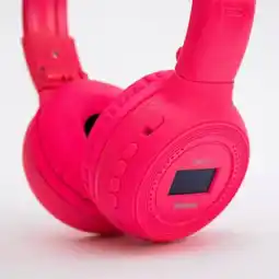 Falabella Audifonos Bluetooth LCD Radio FM MicroSD Mp3 N65 Diadema Stereo ROJO oferta