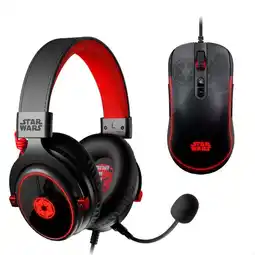 Falabella Combo Gamer Mouse + Diadema Ed Star Wars Darth Vader oferta