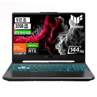 Falabella TUF A15 AMD RYZEN 5 7535HS SSD 512GB RAM 32GB DDR5 15,6 FHD RTX 3050 4GB oferta
