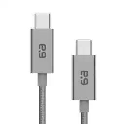 Falabella Cable de USB C a USB C 23 Cm Trenzado Aluminio oferta