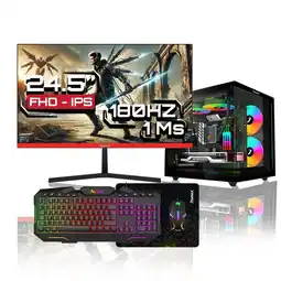 Falabella Computador Gamer Ryzen 5 5600GT RAM 16GB SSD 512GB Monitor Gamer 24 Pulgadas 180Hz oferta