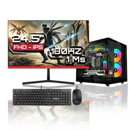Falabella Computador Gamer Ryzen 5 5600GT RAM 16GB SSD 512GB Monitor Gamer 24 Pulgadas 180Hz oferta