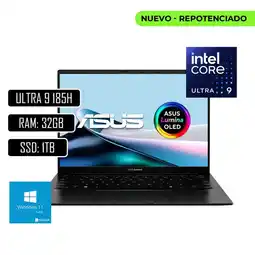 Falabella Portatil Zenbook OLED 14 Pulgadas - Intel Core ULTRA 9 185H - RAM 32GB - SSD 1TB oferta