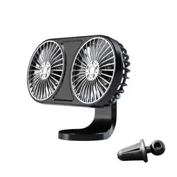 Falabella Ventilador Portatil Doble Salida Electrico Usb Luz Led F211 oferta