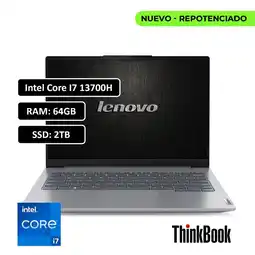 Falabella PORTATIL THINKBOOK CORE I7 1355U - 64GB DDR5 - 2TB SSD - 14 WUXGA - RJ45 - WIN 11 PRO oferta