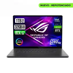 Falabella ROG ZEPHYRUS INTEL ULTRA 9-185H RTX 4070 8GB SSD 1TB RAM 32GB OLED 16 240Hz oferta
