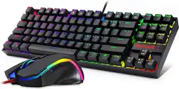 Falabella COMBO GAMER TECLADO Y MOUSE NEGRO EZZENTIALS K552RGB-BA USB oferta