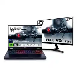 Falabella Combo Monitor & Portátil: Predator Intel i9-14900HX, 16GB RAM, 1TB SSD, NVIDIA RTX 4060 8GB oferta