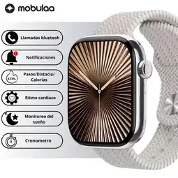 Falabella Reloj Inteligente Mobulaa H10 PLUS Gris oferta