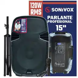 Falabella Cabina Activa Profesional 15inch 120w Rms VS-AC715NB oferta