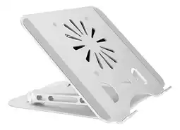 Falabella Base Soporte Ergonómico de Aluminio Altura Ajustable y Ventilador oferta