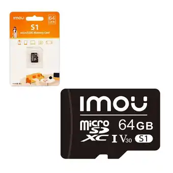 Falabella TARJETA MICROSD 64B CLASE 10 IMOU DAHUA PARA CAMARAS oferta