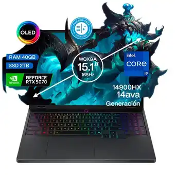 Falabella Portátil Gamer Legion Core i9 40GB SSD 1TB RTX5070 8GB oferta