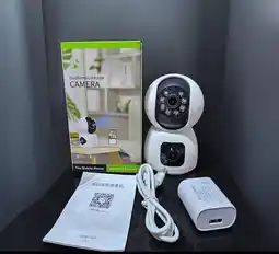 Falabella Camara De Seguridad Doble Lente Wifi gira 360° oferta