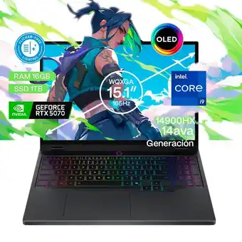 Falabella Portátil Gamer Legion Core i9 16GB SSD 1TB RTX5070 8GB oferta