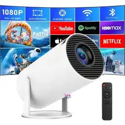 Falabella Proyector Smart Cine En Casa Ultra HD Android 11 HY300 180° oferta