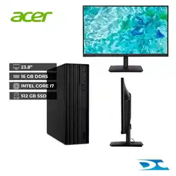 Falabella PC VERO X4720GT CORE I7 14700/RAM 16GB / 512GB SSD/ W11P/ V247Y-E oferta