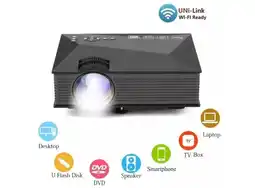 Falabella Mini Proyector Led Hd 1080p Wifi Hdmi Usb Sd Wifi 1200 Lumen Uc68s 52 Bits oferta