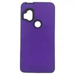 Falabella Funda Estuche Rígido Antigolpes Para Motorola One Hyper MORADO oferta