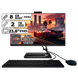 Falabella TODO EN UNO AMD RYZEN 7-7730U 8GB RAM 2TB SSD 238″ FHD oferta