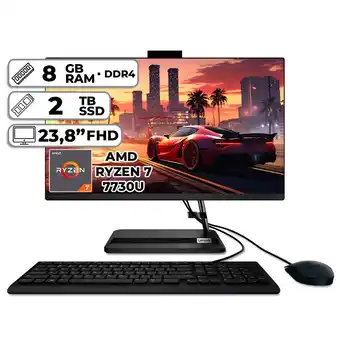 Falabella TODO EN UNO AMD RYZEN 7-7730U 8GB RAM 2TB SSD 238″ FHD oferta