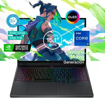Falabella Portátil Gamer Legion Core i9 32GB SSD 1TB RTX5070 8GB oferta