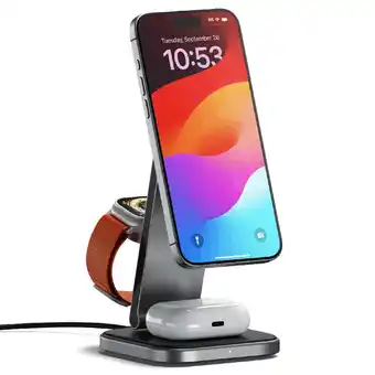 Falabella Satechi Soporte de Carga Inalámbrica Qi2 Plegable 3 en 1 oferta