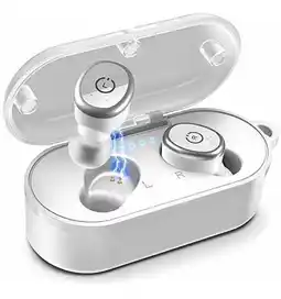 Falabella Auriculares T10S TWS Bluetooth Estuche de carga Color blanco oferta